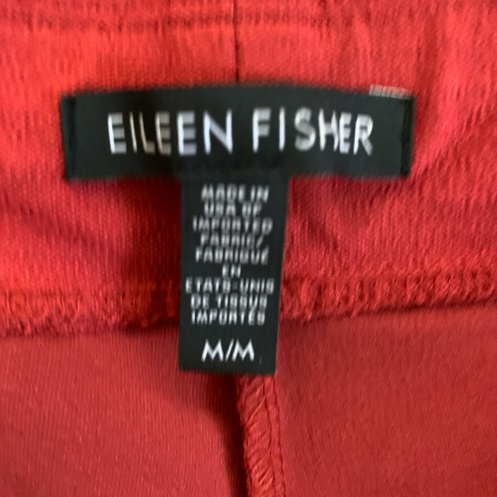 Eileen Fisher cigarette pants size MM (10) Burnt Orange